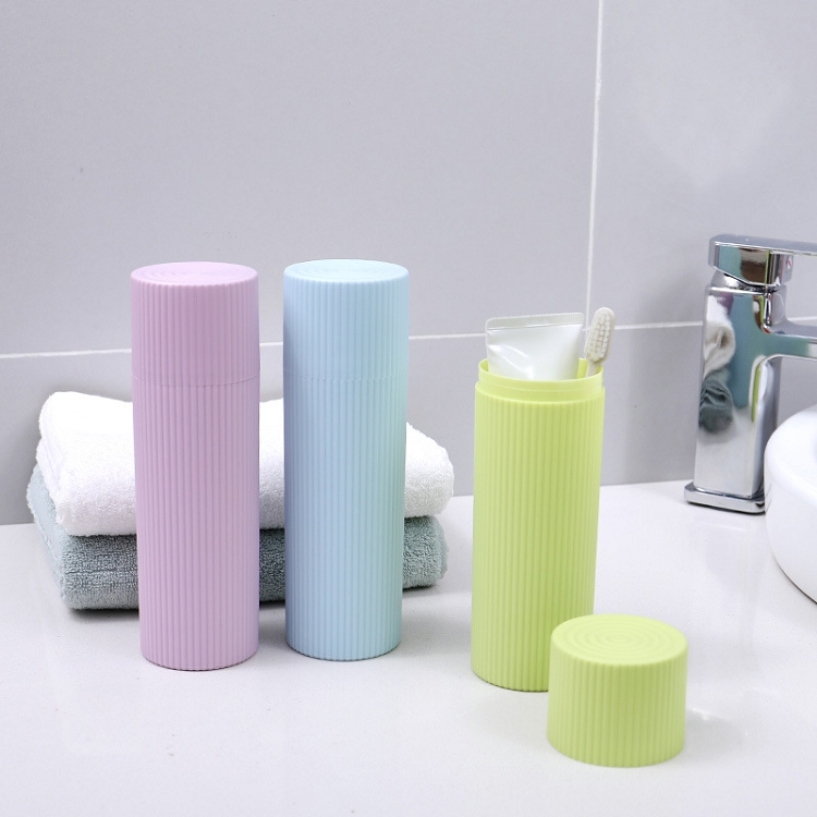 Portable travel toothbrush case on business outdoor cleaning toothbrush storage box lovers plastic dental box wholesale